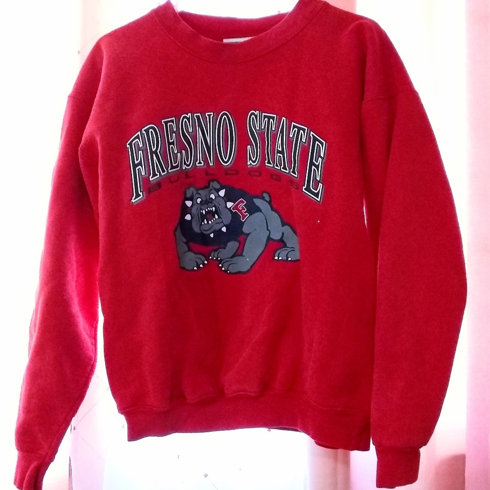 Red Fresno State Bulldogs Sweater